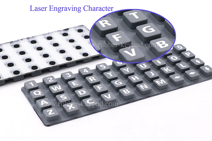 Customized Button/Switch/Pad Membrane Silicone Rubber Remote Control Keyboard Keypad