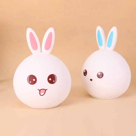Colorlife Rabbit Silikon Touch Sensor Nachtlicht für Kinderspielzeug